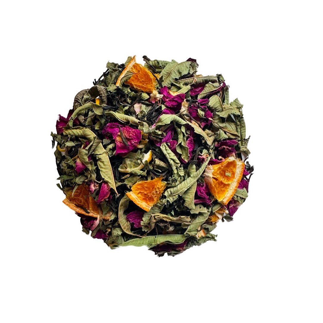 Sitruslu Melisa 19 limon, portağal, melisa və qara çayla təravətləndirici qarışım, 100q